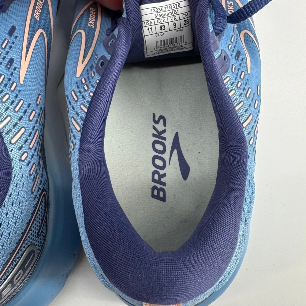 Brooks Glycerin 20 Running Shoes Womens Size 11 Blue Neutral Cushioning